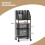 Costway File Utility Cart 2 Drawers Lockable Wheels Filing Storage Cabinet 3