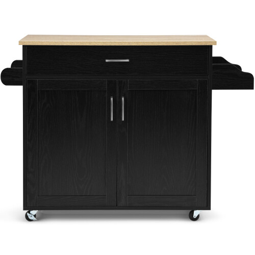 Costway Kitchen Island Cart Rolling Storage Trolley Cart