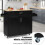 Costway Kitchen Island Cart Rolling Storage Trolley Cart 8