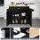 Costway Kitchen Island Cart Rolling Storage Trolley Cart 5