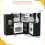 Costway Corner Play Kitchen Toddler Kitchen Playset with Range Hood 3