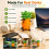 Pineapple Cable Management Box, Desktop Charging Cable Organizer for Home School Travel 13