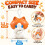 Pull String Hand Waving Cat Keychain,Backpack Bag Charm, Interactive Pendant Gift for Cat Lovers 7