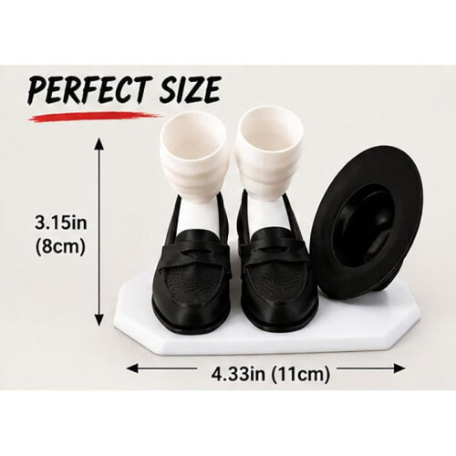 Space Glide Moonwalk Toothbrush Holder,Bathroom Accessory, Countertop Toothpaste Storage Rack 1