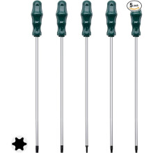 5 Pieces Lengthened Internal Six Flower Screwdriver, 400mm Hexagonal Length T15 Torx Style Drivers, Easy to Use and Store, Must Have Home Essential