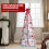 6 FT Fully Decorated Pre-lit Pop Up Artificial Christmas Tree Office Store Deco 13