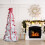 6 FT Fully Decorated Pre-lit Pop Up Artificial Christmas Tree Office Store Deco 12