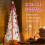 6 FT Fully Decorated Pre-lit Pop Up Artificial Christmas Tree Office Store Deco 2