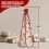 6 FT Fully Decorated Pre-lit Pop Up Artificial Christmas Tree Office Store Deco 8