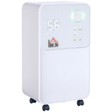 12L/Day Dehumidifier with 2L Tank, 4 Modes, Continuous Drainage, 24H Timer, Humidity Sensor, Digital Humidity Display for Home Damp, Laundry