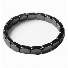 Nueva pulsera de hematita Hemys para hombre, pulseras de hematita para hombre
