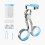 Contact Lens Tool Set Insertion And Removal Aid With Silicone Tips And Comfortable Grip Handle 1