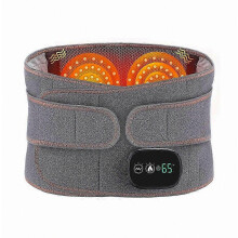Crios Téimh Suathaireachta Lumbar le Muirearú Usb Crios Coime Téimh Solais Dheirg