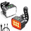 USB Rechargeable Bike Light Set - Front & Rear LED Lights for Night Riding 1