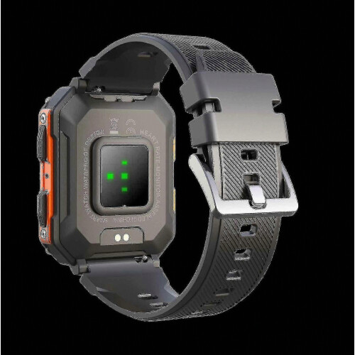 Smartwatch Bluetooth C20 Pro con chiamate vocali, fitness tracker e cardiofrequenzimetro per telefoni Android e iOS. 2