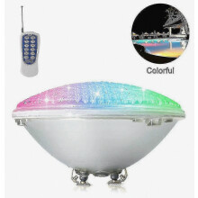 18W PAR56 RGB LED-Poolleuchte, Unterwasserstrahler mit Fernbedienung, 12V AC/DC, IP68 wasserdicht