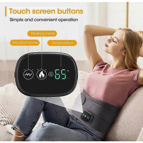 Usb Charging Red Light Heating Massage Lumbar Belt Warming Waist Belt 2