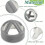Adjustable Soft Protective Helmet For Elderly Seniors Breathable Head Safety Cap With Comfortable Padding Design 3