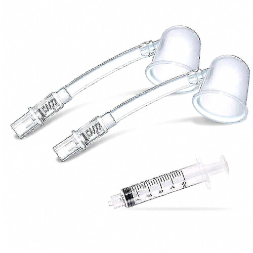 2 Set Nipple Corrector Device Correction For Inverted Nipples Treatment Enlarger