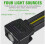 Portable Gym Posing Light 7-Speed Dimming Magnetic LED Flashlight with Hook 4