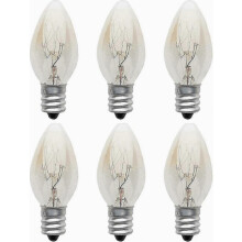 Stück E12 Glühbirne, 220 V, 10 W, C7-Sockel, kleine E12-Schraubfassung für Salzkristalllampen, Nachtlicht mit Glühbirne für Salzkristal