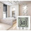 LCD Bathroom Wall Clock Waterproof Shower Timer, 1 Piece 4