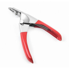 Coupe-ongles Ă chevrons pour animaux de compagnie, coupe-ongles pour chiots et chats (rouge)