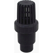 Voetklep met terugslagklep en zuigkogel, terugslagfilter, PVC zwembadpomp (binnendiameter 3,2 cm)