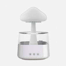 Humidificateur nuage de pluie, diffuseur nuage de pluie, diffuseur champignon, humidificateur nuage gouttes de pluie, blanc