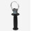 Heavy-Duty Thickened Auxiliary Handle for 26 Electric Hammer Plastic Handle + Thickened Iron Ring Black 23.5 cm 1