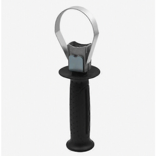 Heavy-Duty Thickened Auxiliary Handle for 26 Electric Hammer Plastic Handle + Thickened Iron Ring Black 23.5 cm