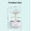 Rain cloud humidifier dripping, rain cloud diffuser, mushroom diffuser, cloud humidifier raindrops, white 2