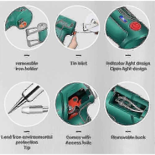 3-in-1 Welding, Cutting Rust Removal Kit - Fast Heating, Ergonomic, Ideal Compatible Beginners Diy  WSLIHV 1