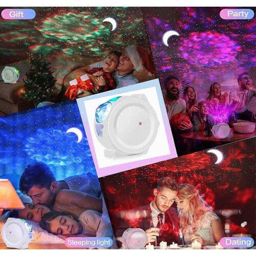 Starry Sky Light WIFI Projection Night Light Nebula Graffiti Smart APP Water Pattern Atmosphere Starry Sky Projector Light 2