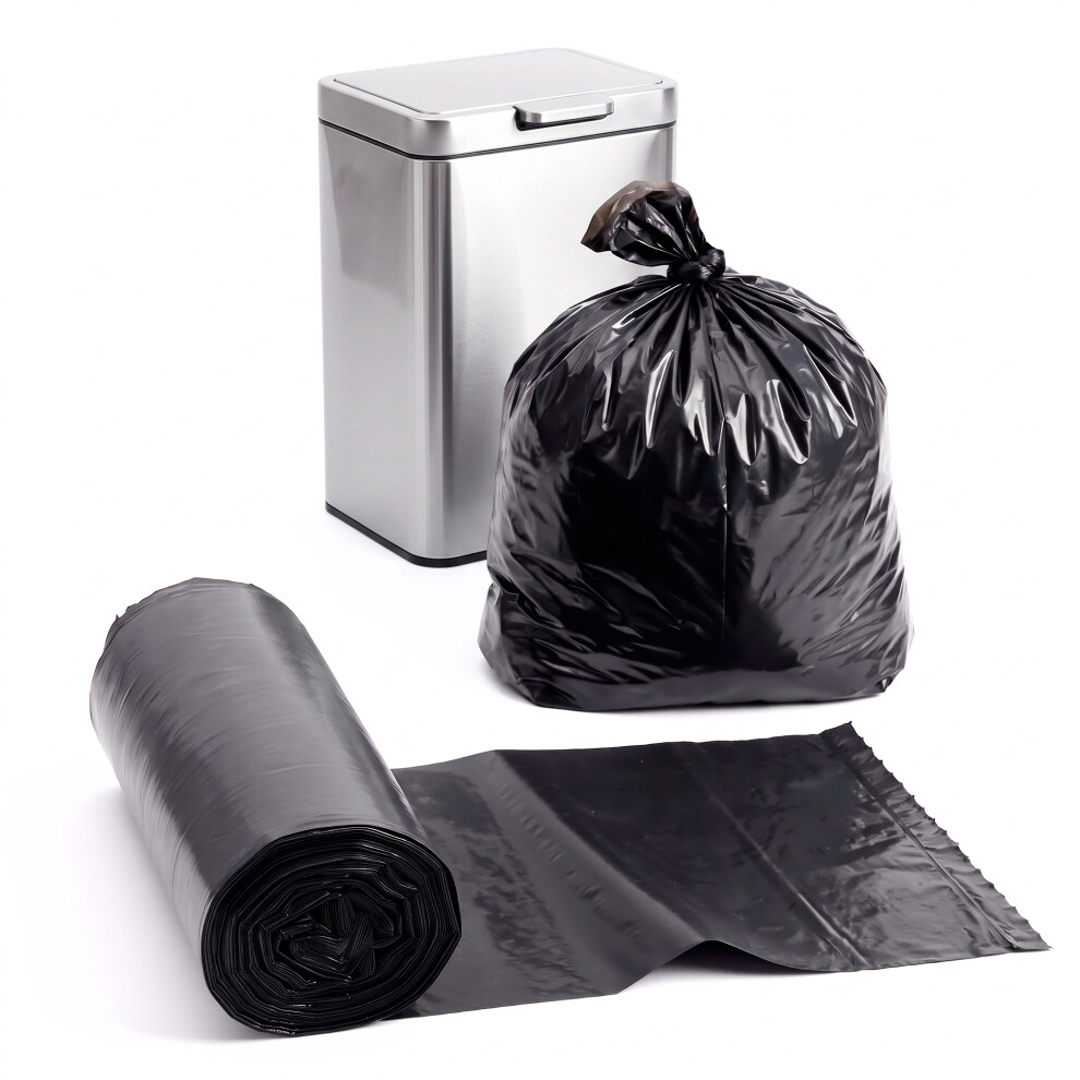 B&Q - 30 Litre Black Bin Bags Small Refuse Sacks Rubbish Bin Liners Sacks 20 Pack - Image 2