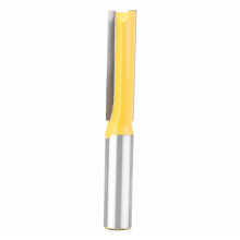 1pc Yellow Woodworking Slot Cutter Router Bit Cutting Edge 2''l X 1/2"dia X 1/2'' Shank Tool