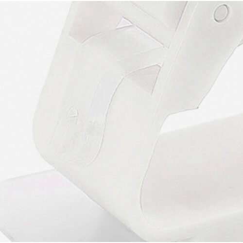 pezzi Supporto per scopa e mocio da parete con forte adesione, in plastica, per garage e ripostiglio, colore bianco 1