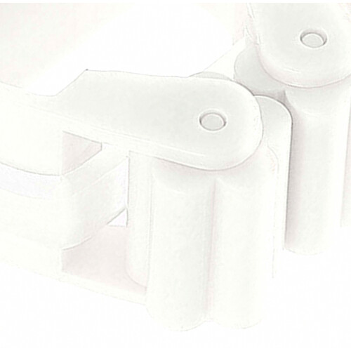 pezzi Supporto per scopa e mocio da parete con forte adesione, in plastica, per garage e ripostiglio, colore bianco 2
