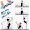 Stretching Straps Hamstring Stretcher Device Elastic Exercise Band Yoga Mat Carr 1