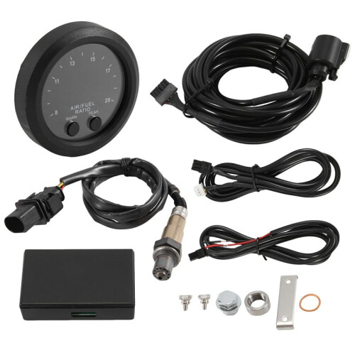 Medidor de Relação Ar-Combustível de 52 mm com Display Digital LED e Sensor de Oxigênio O2 de Banda Larga 06J906262AA 1