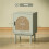 Rattan Bedside Table for Bedroom - Light Green 5