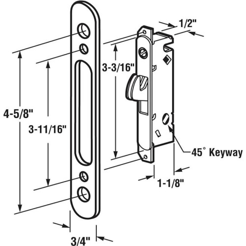 Aluminum Sliding Window Handle Lock, Sliding Window with Handle Lock for Security, Easy to Use and Store, Great Value for Everyday Use 2