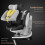 Baby 360 Rotating Car Seat,5-Point harness,adjustable headrest, UV-protective canopy + support leg 5