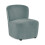 Lunetta Blue Chenille Armless Accent Chair 2