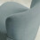 Lunetta Blue Chenille Armless Accent Chair 4