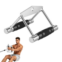 Double D Row Handle Cable Attachment for Cable Machines, Weight Training and Home Gym, 400 kg Capacity