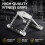 Cable Attachments Lat Pull Down Bar, Double-D Row Handle Tricep Bar for Cable Machines Cable Machine Attachments for Pulley Machines & Rowing 2