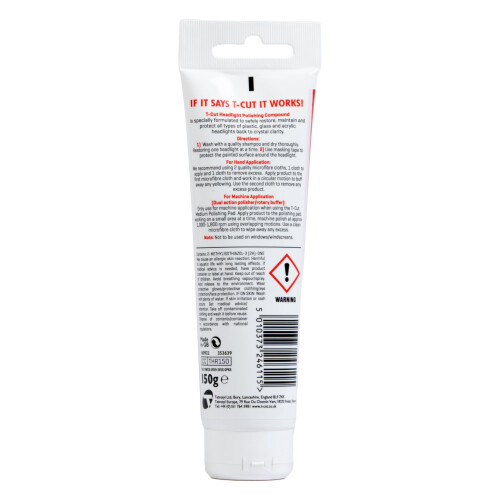 T-Cut Headlight Polishing Compound 150g 1