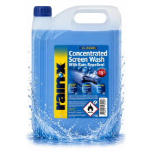 Rain-X Concentrated Screenwash with Rain Repellent - Down to -15C - 5L