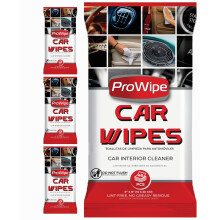 ProWipe Car Wipes 4 x 40 Count, 160 Interior Cleaner Wipes for Dashboard